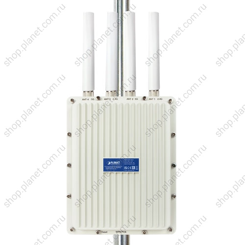 Уличная точка доступа WiFi 2.4/5GHz 802.11ax 1800Mб/с фото 2 Уличная точка доступа WiFi 2.4/5GHz 802.11ax 1800Mб/с WDAP-1800AX фото 2