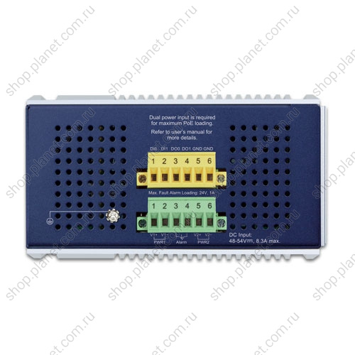 Коммутатор промышленный управляемый L3, PoE++ 8 портов RJ45 10/100/1000/2.5G, 2 порта SFP+ 1000/2.5G/10G, крепление на DIN-рейку или на стену фото 3 Коммутатор промышленный управляемый L3, PoE++ 8 портов RJ45 10/100/1000/2.5G, 2 порта SFP+ 1000/2.5G/10G, крепление на DIN-рейку или на стену IGS-6325-4UP2X фото 3