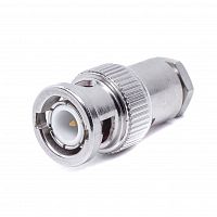 Разъем BNC вилка на кабель RG-58,  пайка BNC-S58P