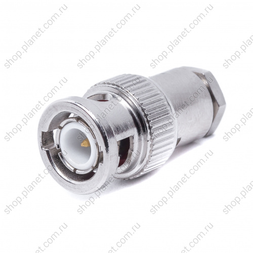 Разъем BNC вилка на кабель RG-58,  пайка BNC-S58P