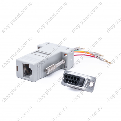 Переходник D-SUB 9 гнездо - RJ45 гнездо GC-9FT8 фото 4