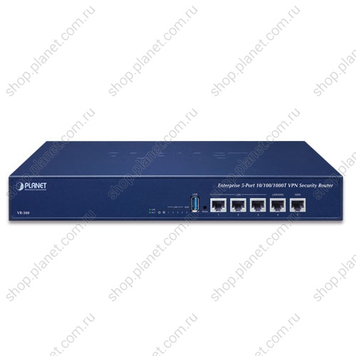 Роутер с поддержкой VPN, 5 портов RJ45 10/100/1000 Мб/с фото 3 Роутер с поддержкой VPN, 5 портов RJ45 10/100/1000 Мб/с VR-300 фото 3