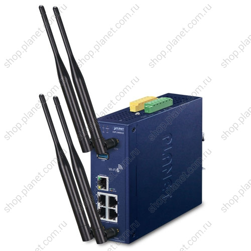 Точка беспроводного доступа Wi-Fi 5 ГГц 2400 Мб/с промышленная 5 портов 10/100/1000 Мб/с, IP30 Точка беспроводного доступа Wi-Fi 5 ГГц 2400 Мб/с промышленная 5 портов 10/100/1000 Мб/с, IP30 IAP-2400AX