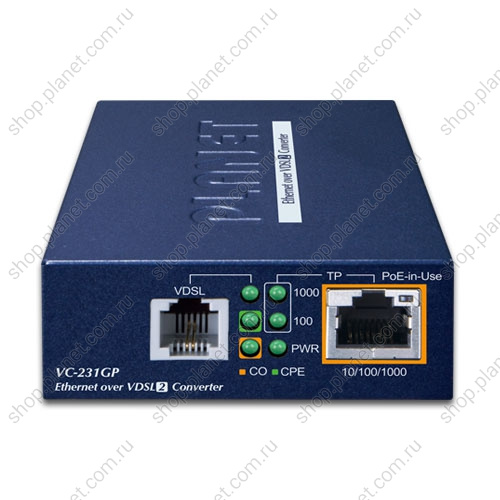 Медиаконвертер VDSL2 PoE+,1 порт RJ-45 10/100/1000 Мб/с, 1 порт RJ-11 профиль 30a фото 3 сетевое оборудование VDSL фото 3