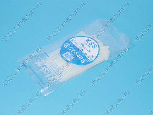 Стяжка 140x2,5мм, белая, упак. 100 шт. CV-140S