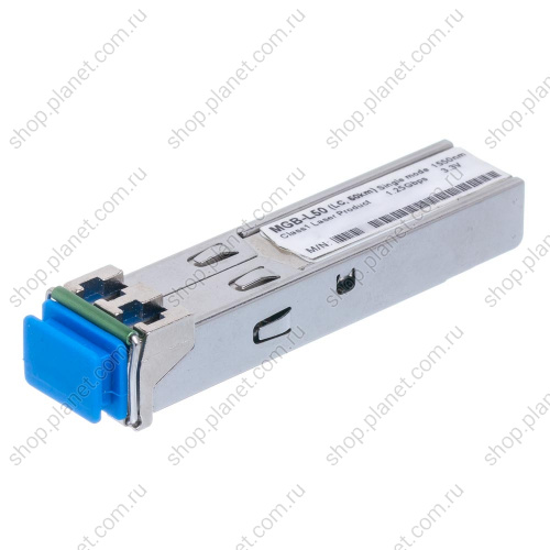 SFP модуль оптический LC duplex 1000 Мб/с, 1550 нм, 50 км, одномодовый SFP модуль оптический LC duplex 1000 Мб/с, 1550 нм, 50 км, одномодовый MGB-L50