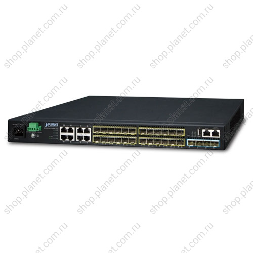 Коммутатор управляемый L3, стекируемый, 16 портов SFP 100/1000 Мб/с, 8 комбо портов SFP/RJ45 1000 Мб/с, 4 порта SFP+ 10G SGS-6341-16S8C4XR Коммутатор управляемый L3, стекируемый, 16 портов SFP 100/1000 Мб/с, 8 комбо портов SFP/RJ45 1000 Мб/с, 4 порта SFP+ 10G