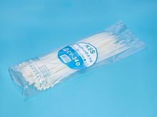 Стяжка 340x7,6мм, белая, упак. 100 шт. CV-340