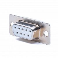 Разъем D-SUB   9 контактов, гнездо на кабель, пайка DB-9F