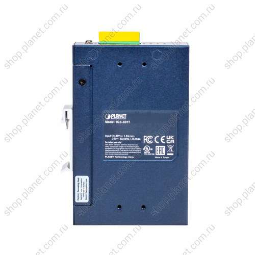 Коммутатор промышленный 8 портов RJ45 10/100/1000 Мб/с IGS-801T фото 6