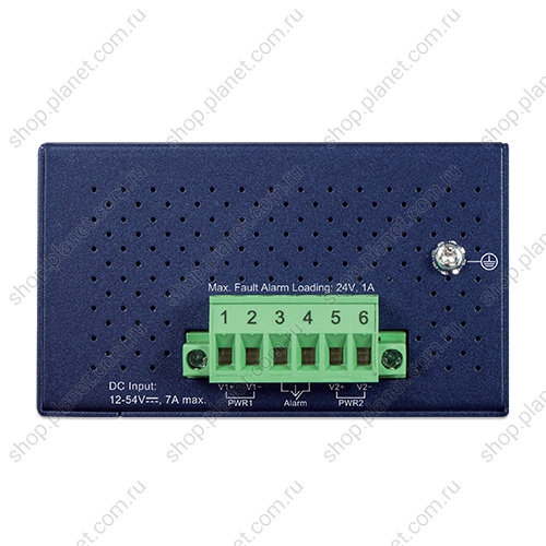 Коммутатор промышленный PoE+ 4 порта RJ45 10/100 Мб/с, 2 порта SFP 1000 Мб/с, на DIN-рейку фото 3 Коммутатор промышленный PoE+ 4 порта RJ45 10/100 Мб/с, 2 порта SFP 1000 Мб/с, на DIN-рейку IFGS-624PTF фото 3