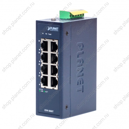 Коммутатор промышленный 8 портов RJ45 10/100 Мб/с Коммутатор промышленный 8 портов RJ45 10/100 Мб/с ISW-800T