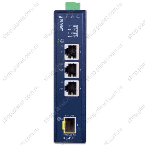 EtherCAT slave разветвитель промышленный 3 порта RJ-45 100 Мб/с, 1 порт SFP 100 Мб/с фото 2 EtherCAT slave разветвитель промышленный 3 порта RJ-45 100 Мб/с, 1 порт SFP 100 Мб/с IECJ-410FT фото 2