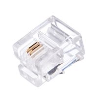 Вилка RJ-11,  6P2C TP-6P2C